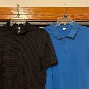 Calvin Klein set of 2 polos men’s medium